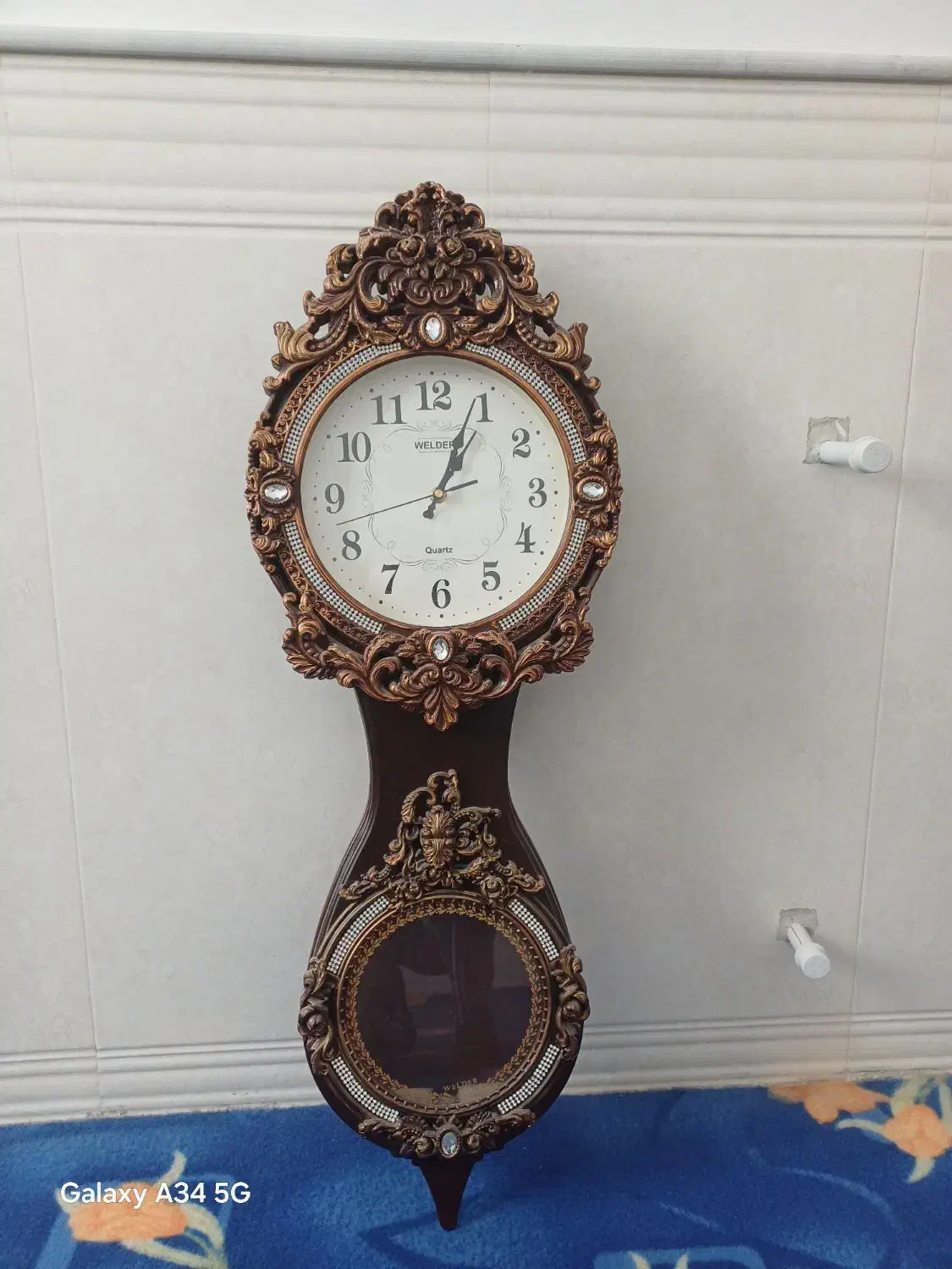 ساعت|ساعت دیواری و تزئینی|قنوات, |دیوار