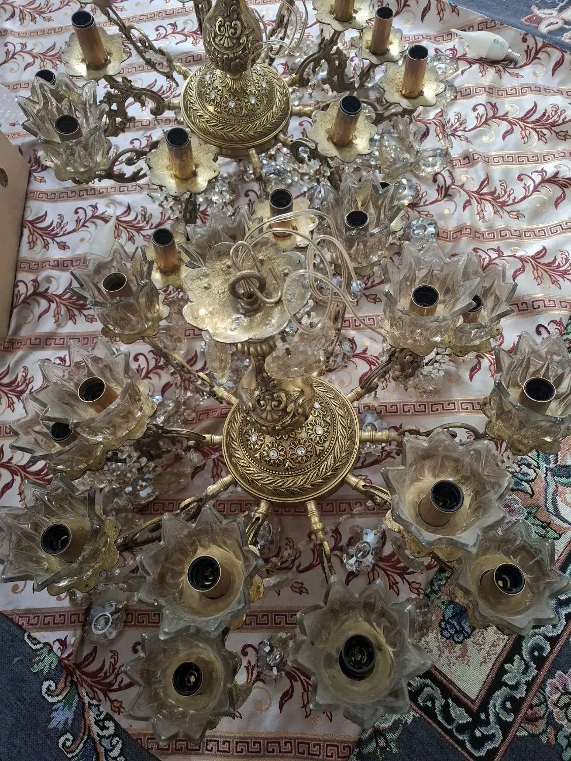 لوستر برنز|لوستر و چراغ آویز|همدان, |دیوار