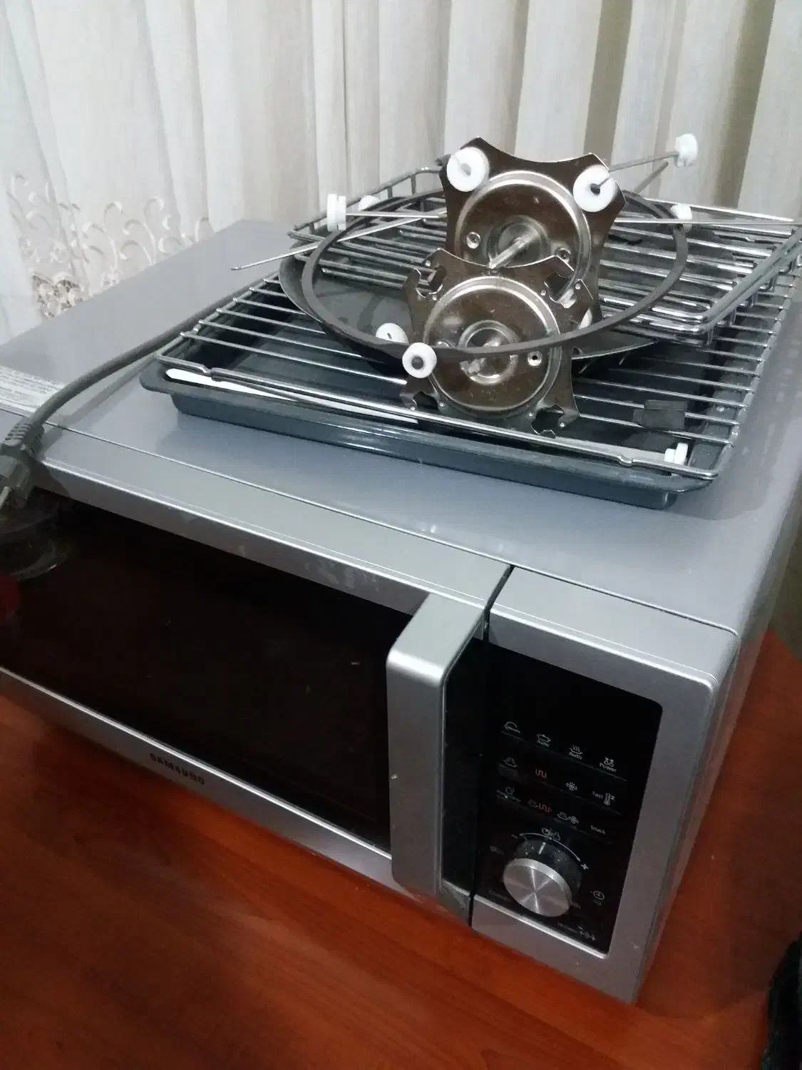 ماکروویو سامسونگ اصل 37 لیتری با کارتن|اجاق گاز و لوازم برقی پخت‌وپز|تهران, دهکده المپیک|دیوار