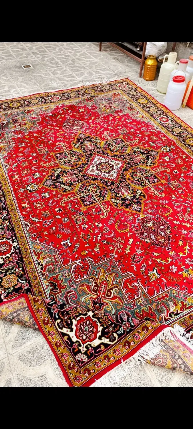 هفت تخته فرش ۱۲ ۶ ۹ و کناره|فرش|تبریز, |دیوار