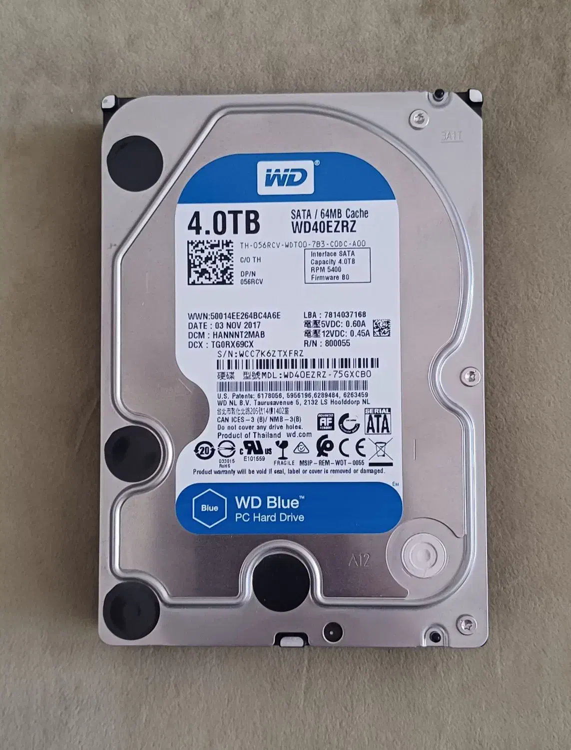 هارد ۴ ترابایت آبی و سبز|قطعات و لوازم جانبی رایانه|اصفهان, شاهد|دیوار