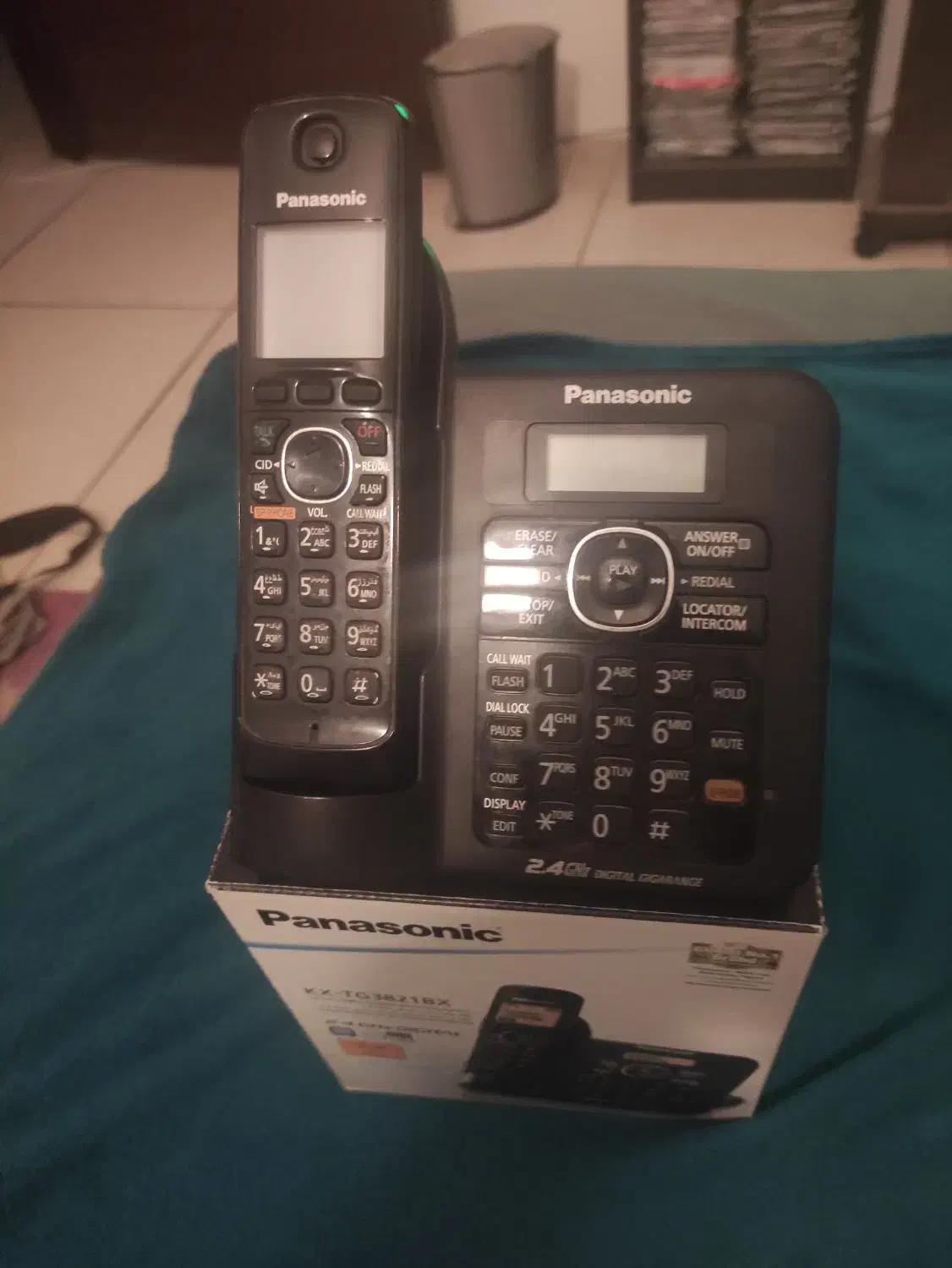 تلفن بیسیم Panasonic اصل مالزی|تلفن رومیزی|شیراز, معالی‌آباد|دیوار