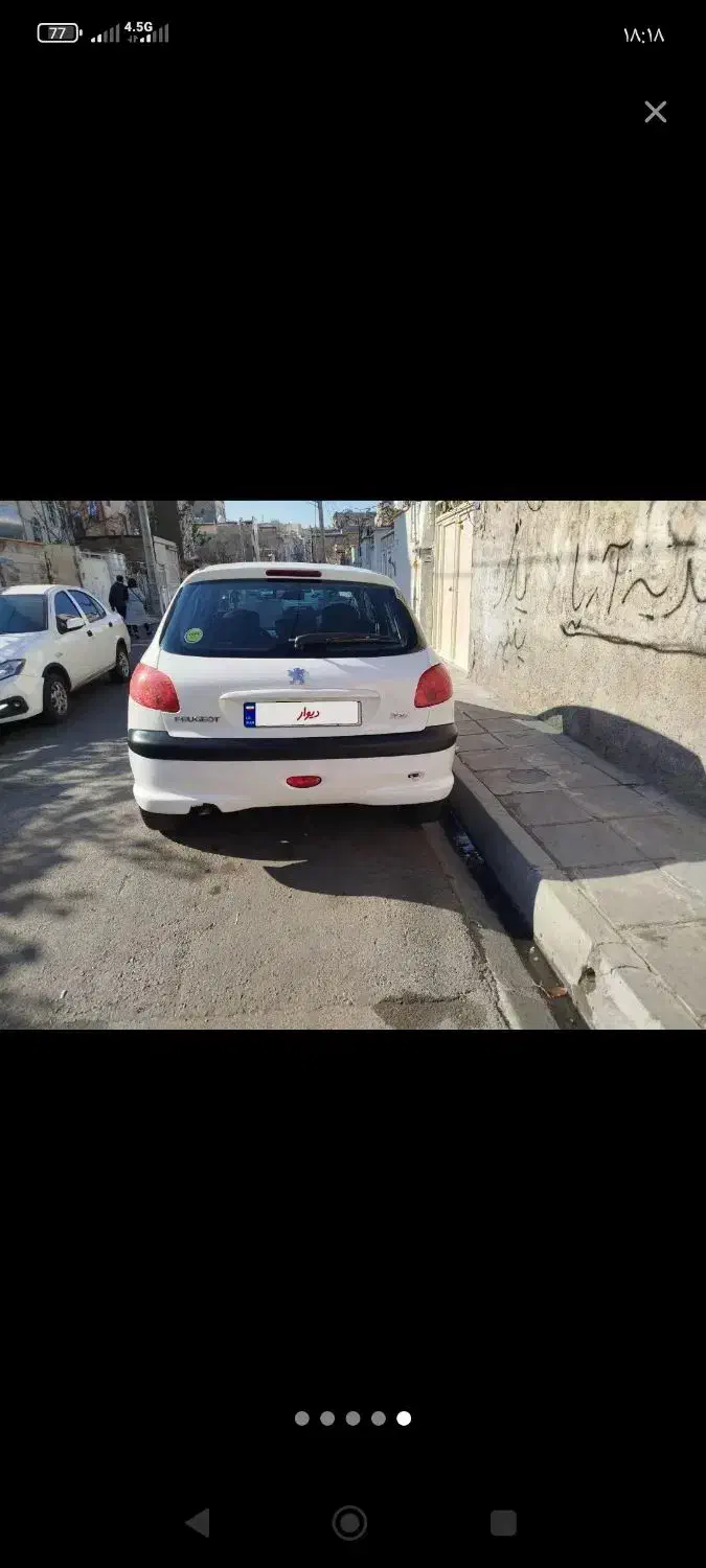 ۲۰۶تیپ۲مدل۹۸|خودرو سواری و وانت|قدس, شهر‌قدس|دیوار