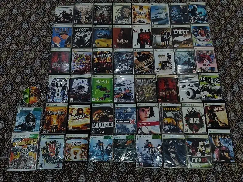 بازی Xbox 360 پنجاه عدد|کنسول، بازی ویدئویی و آنلاین|نسیم‌شهر, |دیوار