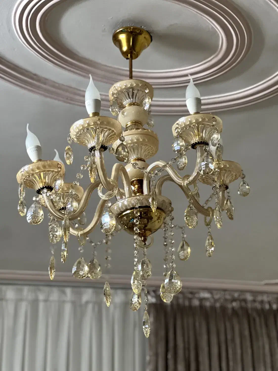 لوستر|لوستر و چراغ آویز|اسلام‌شهر, شهرک قائمیه|دیوار