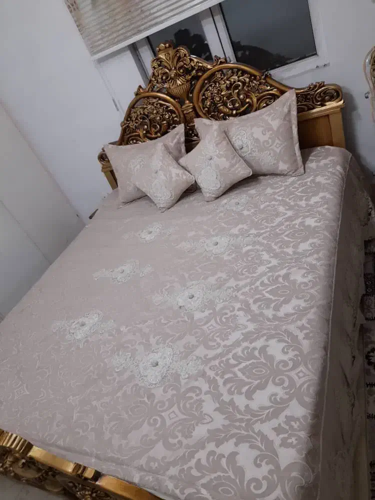 تخت منب کاری شده سلطنتی|تخت و سرویس خواب|ری, ظهیرآباد|دیوار