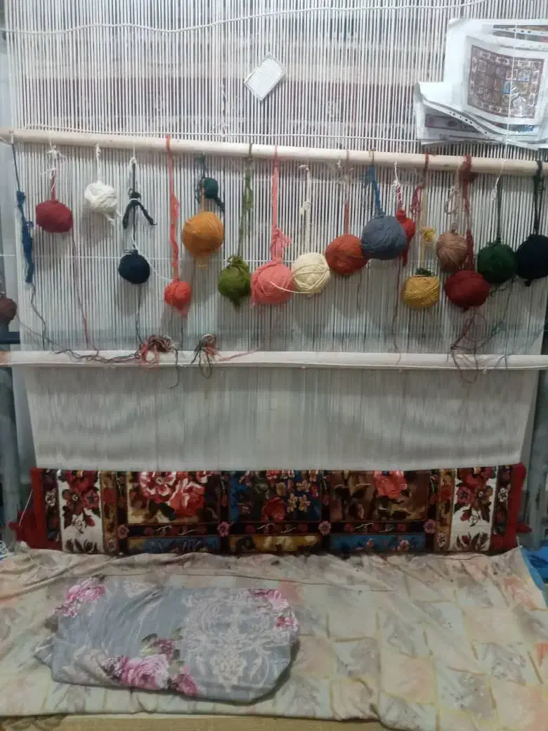 قالی خشت شیدایی۱ونیم در ۲ونیم|گلیم، جاجیم، گبه|شهرکرد, |دیوار