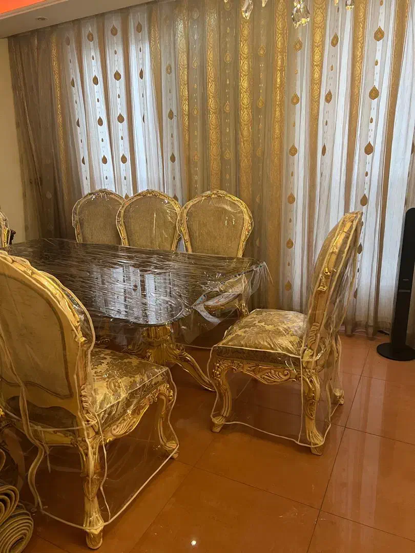 فروش مبلمان استیل ۹ نفره همراه با نهار خوری ۸ نفره|مبلمان خانگی و میز عسلی|ورامین, ورامین|دیوار