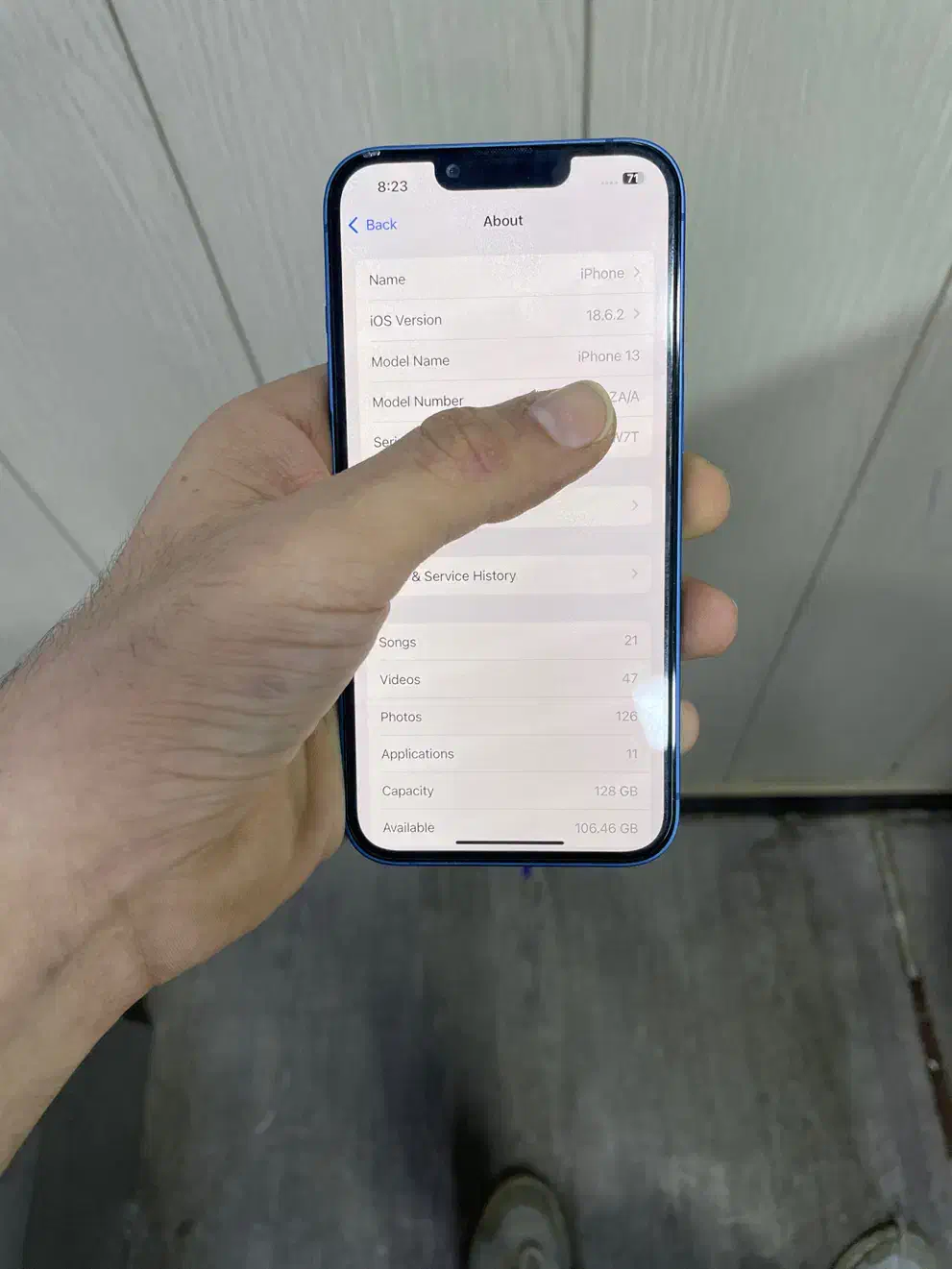 ایفون۱۳باتری ۱۰۰واقعی تمیز بدون نقطه|موبایل|بهبهان, |دیوار