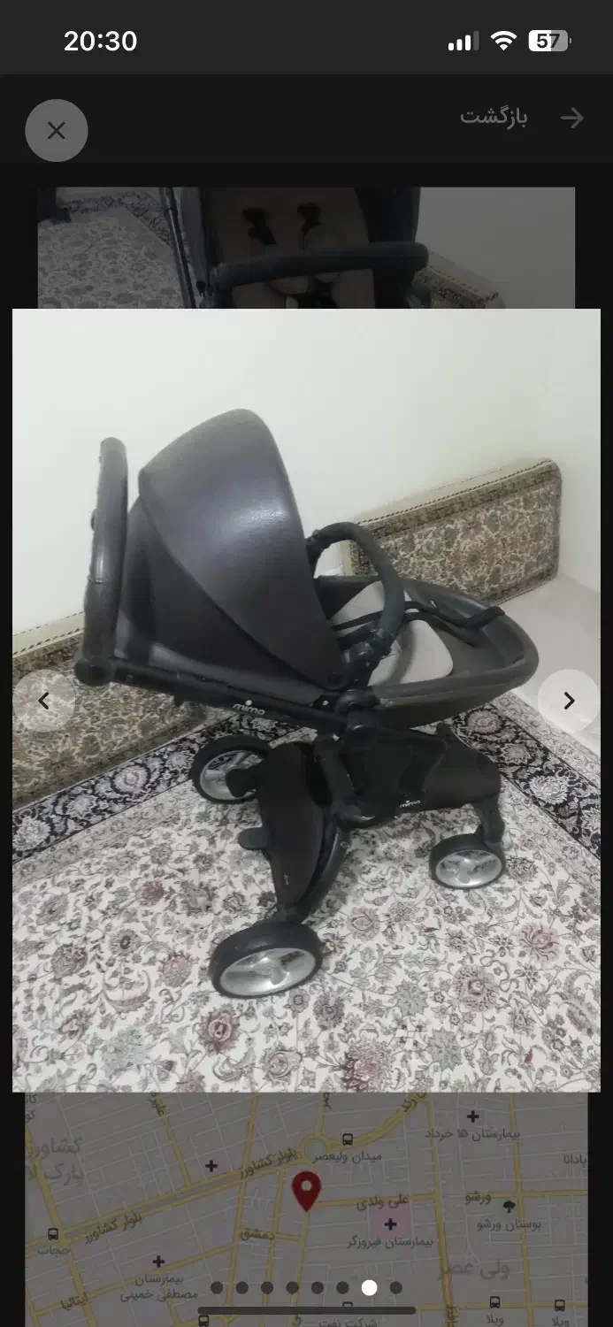 کالسکه میما زاری mima xari|کالسکه و لوازم جانبی|تهران, میدان ولیعصر|دیوار