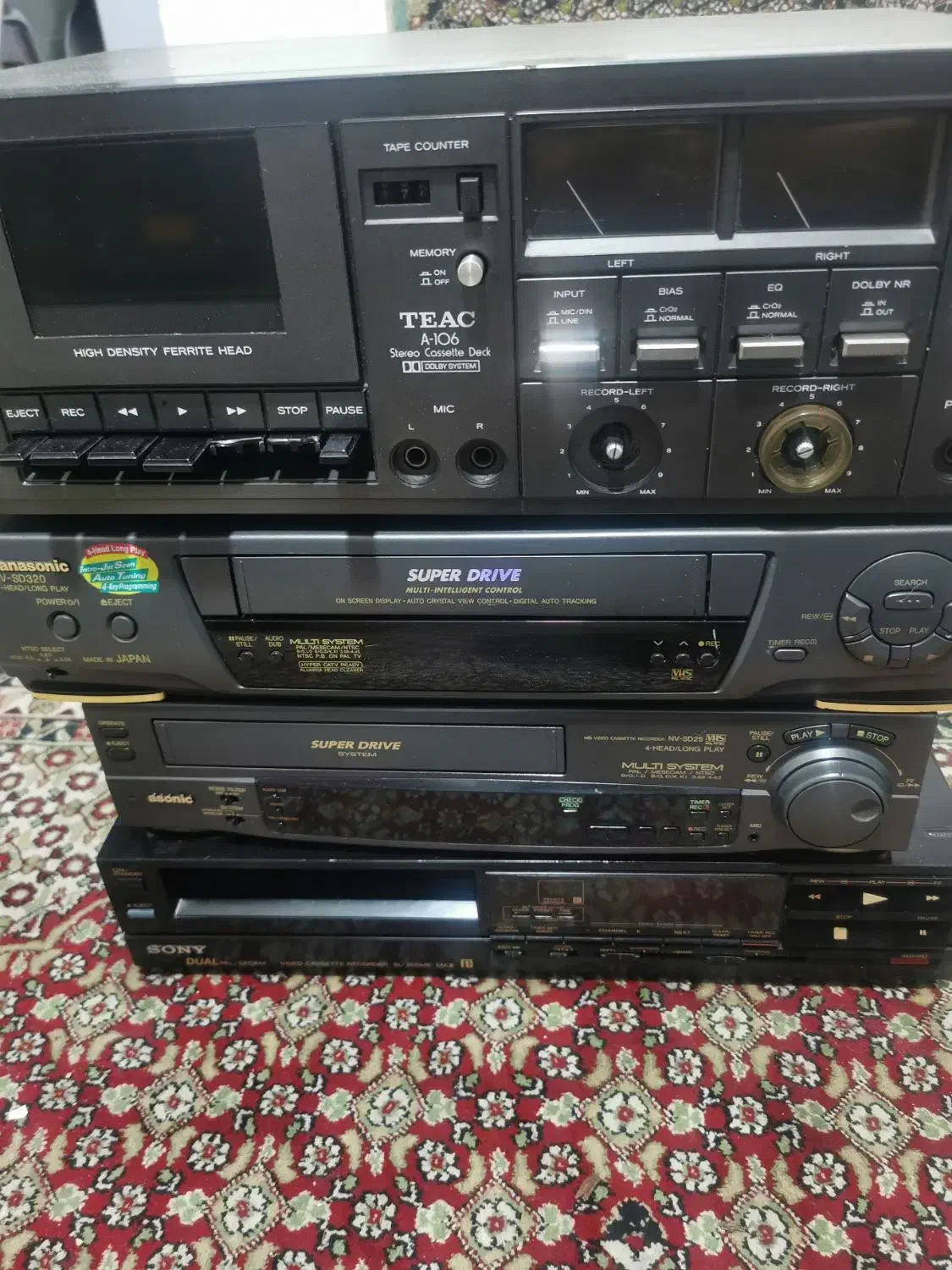 رادیو ضبط سونی و پاناسونیک|سیستم صوتی خانگی|آفتاب, |دیوار