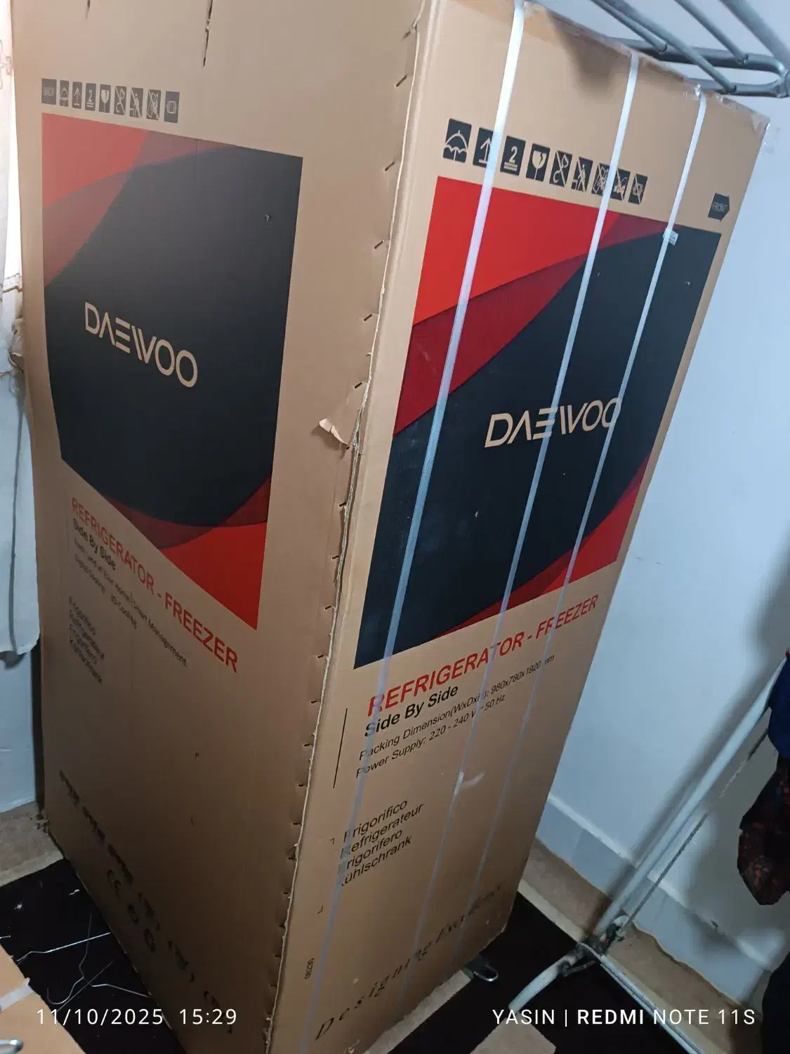 یخچال ساید بای ساید sxi20-11w دوو سفید متالیک|یخچال و فریزر|پاکدشت, پاکدشت (مامازند)|دیوار