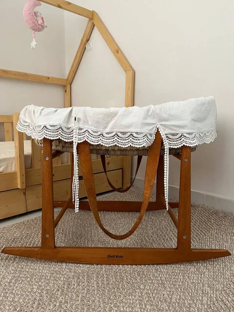 گهواره حصیری دلکیدز|اسباب و اثاث بچه|ساری, |دیوار