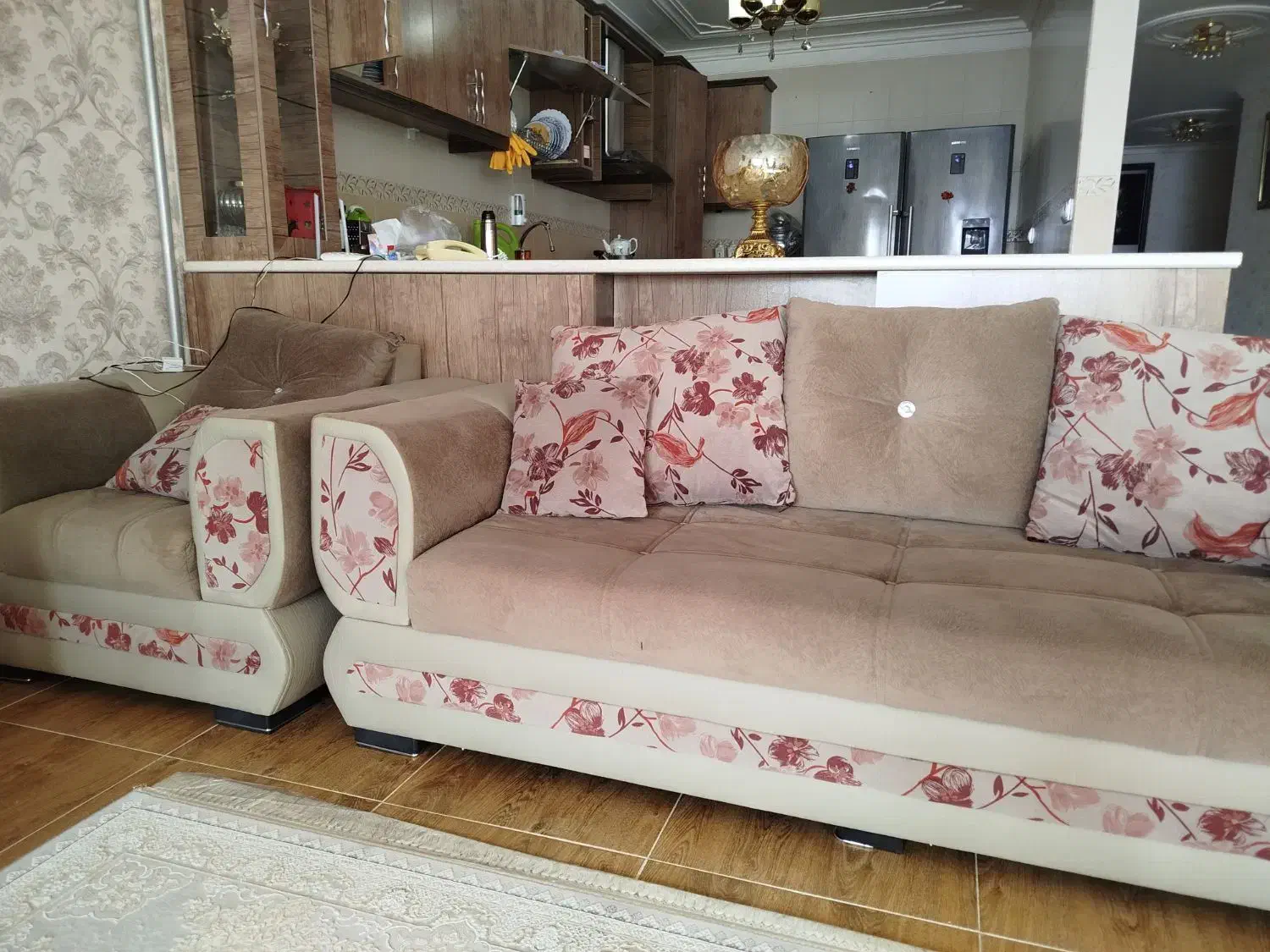 مبل ۸ نفر در حد نو|مبلمان خانگی و میز عسلی|مهاباد (آذربایجان غربی), |دیوار