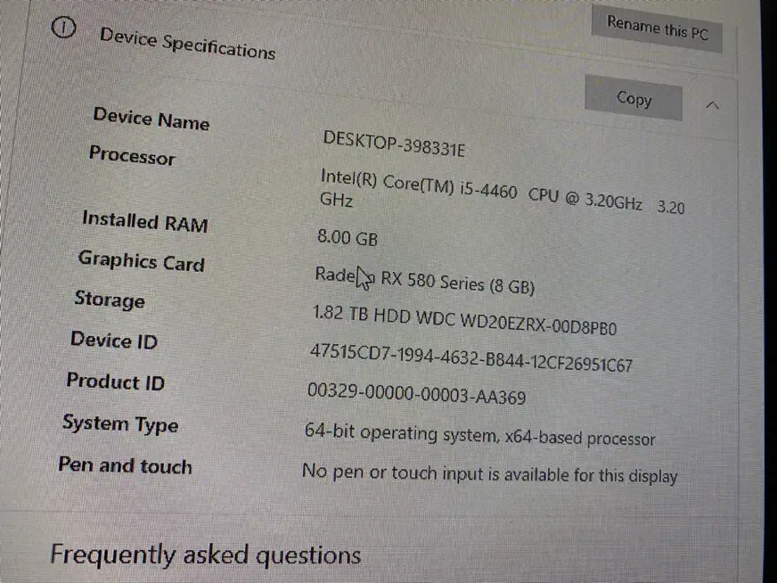کامپیوتر گرافیک ۸ رام ۸|رایانه رومیزی|پاکدشت, خاتون آباد|دیوار