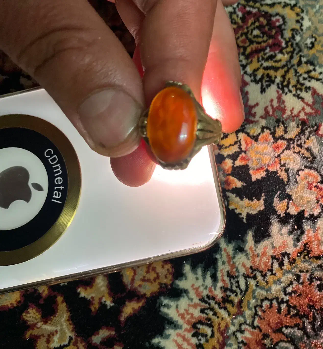 فروش انگشتر دست ساز زیر خاکی با قدمت بالای ۲۵۰ سال|جواهرات|ساری, |دیوار