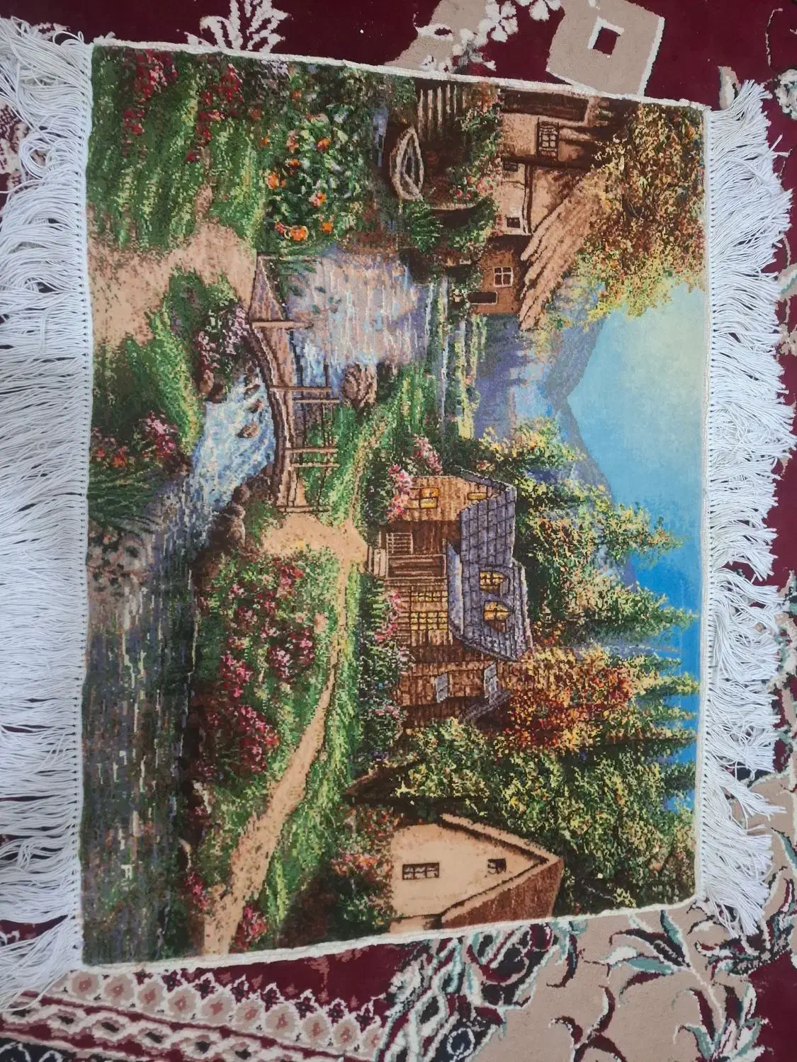 تابلوفرش دست بافت|تابلو فرش|بهارستان, |دیوار