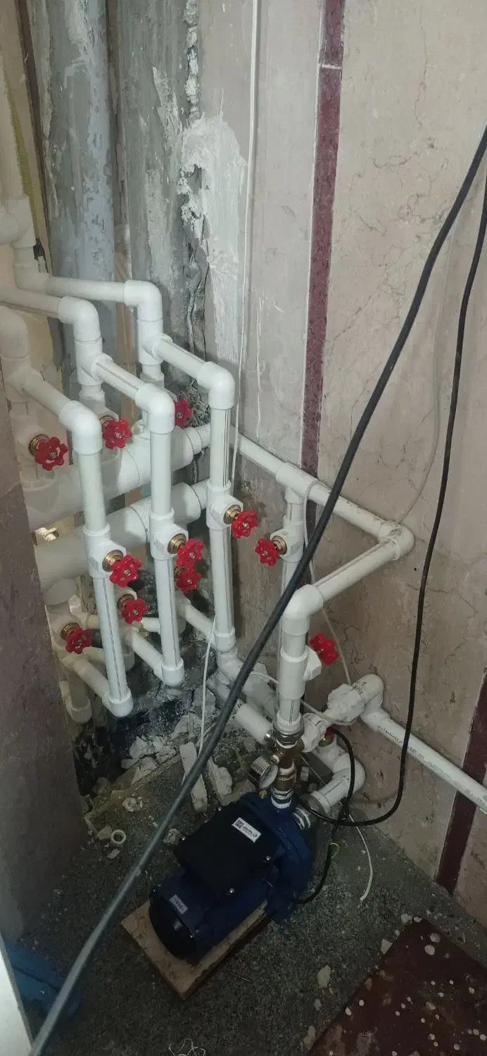 تاسیسات لوله کشی آب و فاضلاب نشت یابی نصب پمپ منبع|خدمات پیشه و مهارت|تهران, نارمک|دیوار