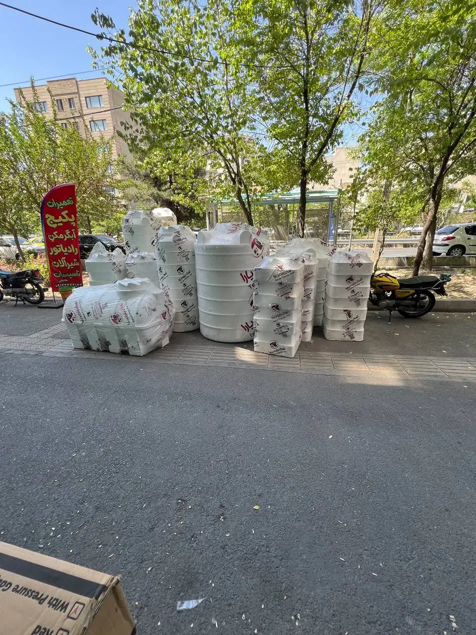 تانکر مکعب عمودی آسان ضد رسوب|مصالح و تجهیزات ساختمان|تهران, ائمه اطهار|دیوار