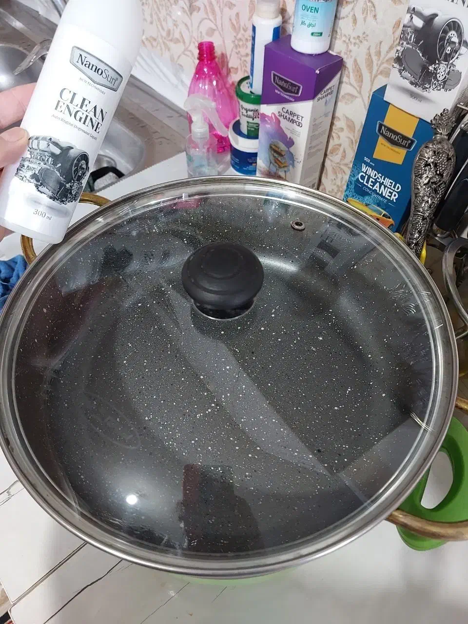 قوی ترین چربی زدا جهان|مواد شوینده و دستمال کاغذی|مینودشت, |دیوار