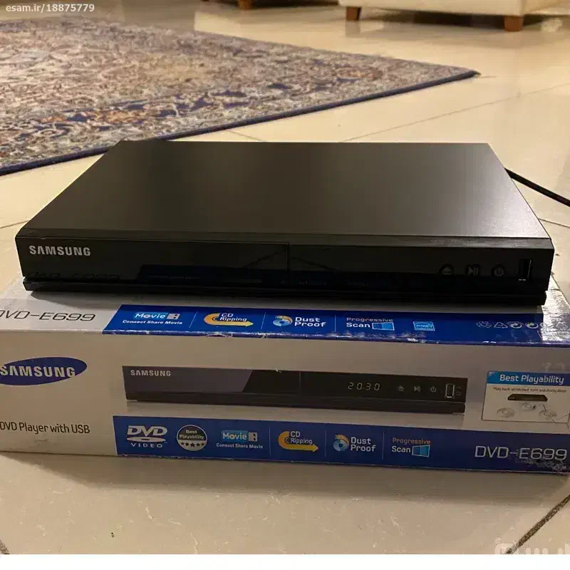DVD Samsung E699 Orginal|پخشکننده DVD و ویدیو|اهواز, کوی باهنر|دیوار