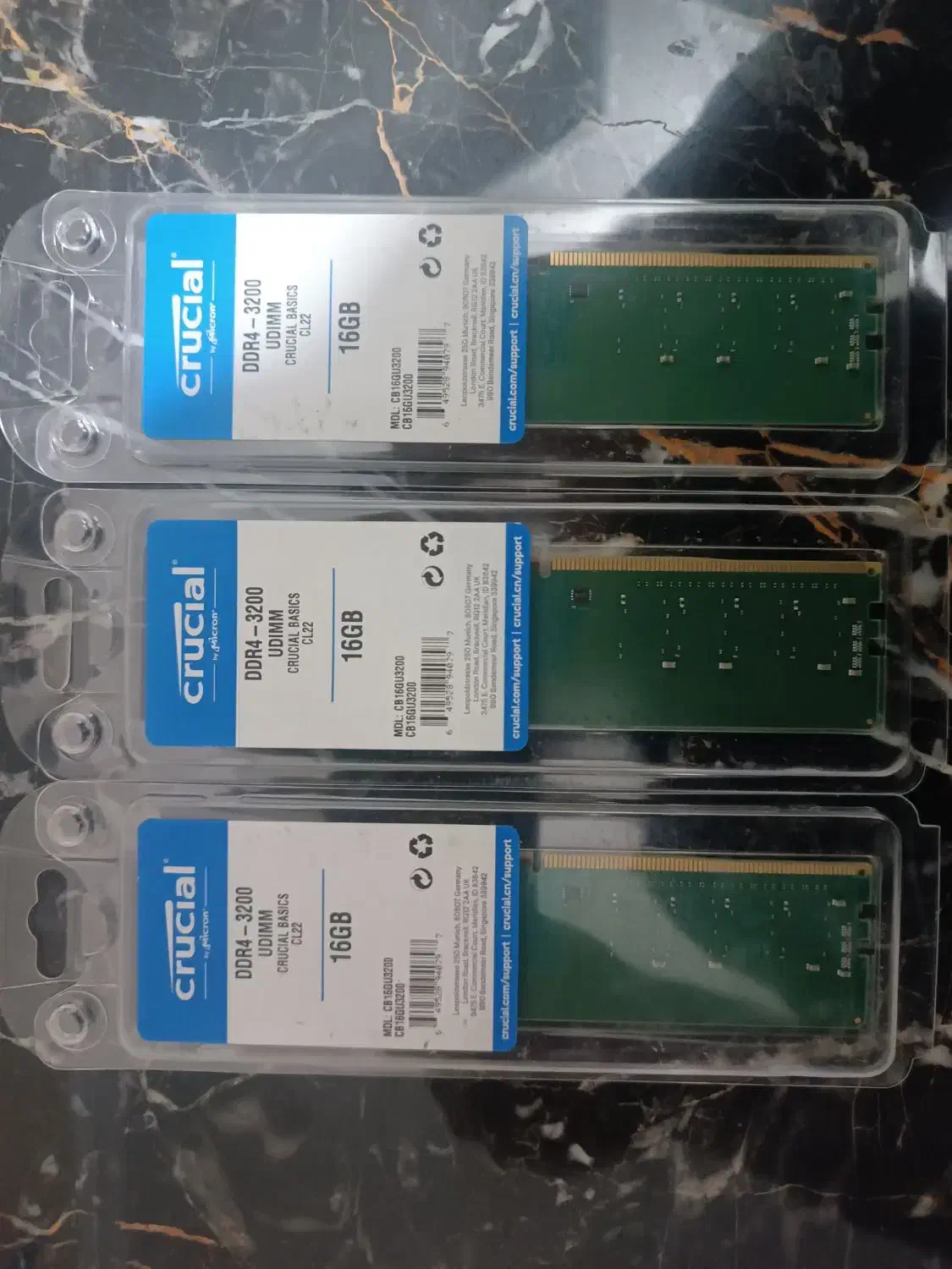 هارد ssd Samsung 870 evo و  crucial ddr4-3200 16g|قطعات و لوازم جانبی رایانه|تهران, مولوی|دیوار
