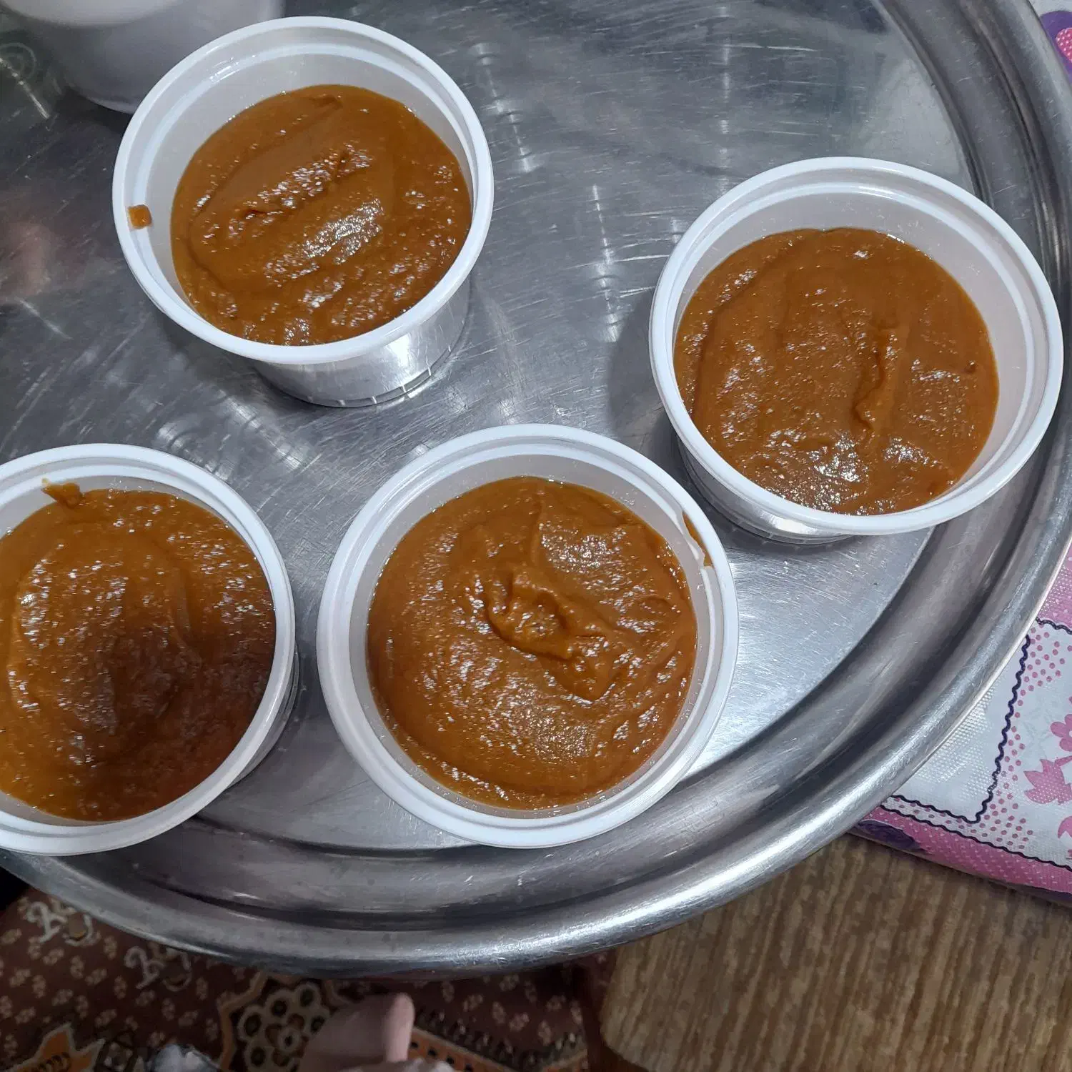 سمنو تازه پخته شده  تهیه شده در دیگ مسی|خوردنی و آشامیدنی|رشت, گیل|دیوار