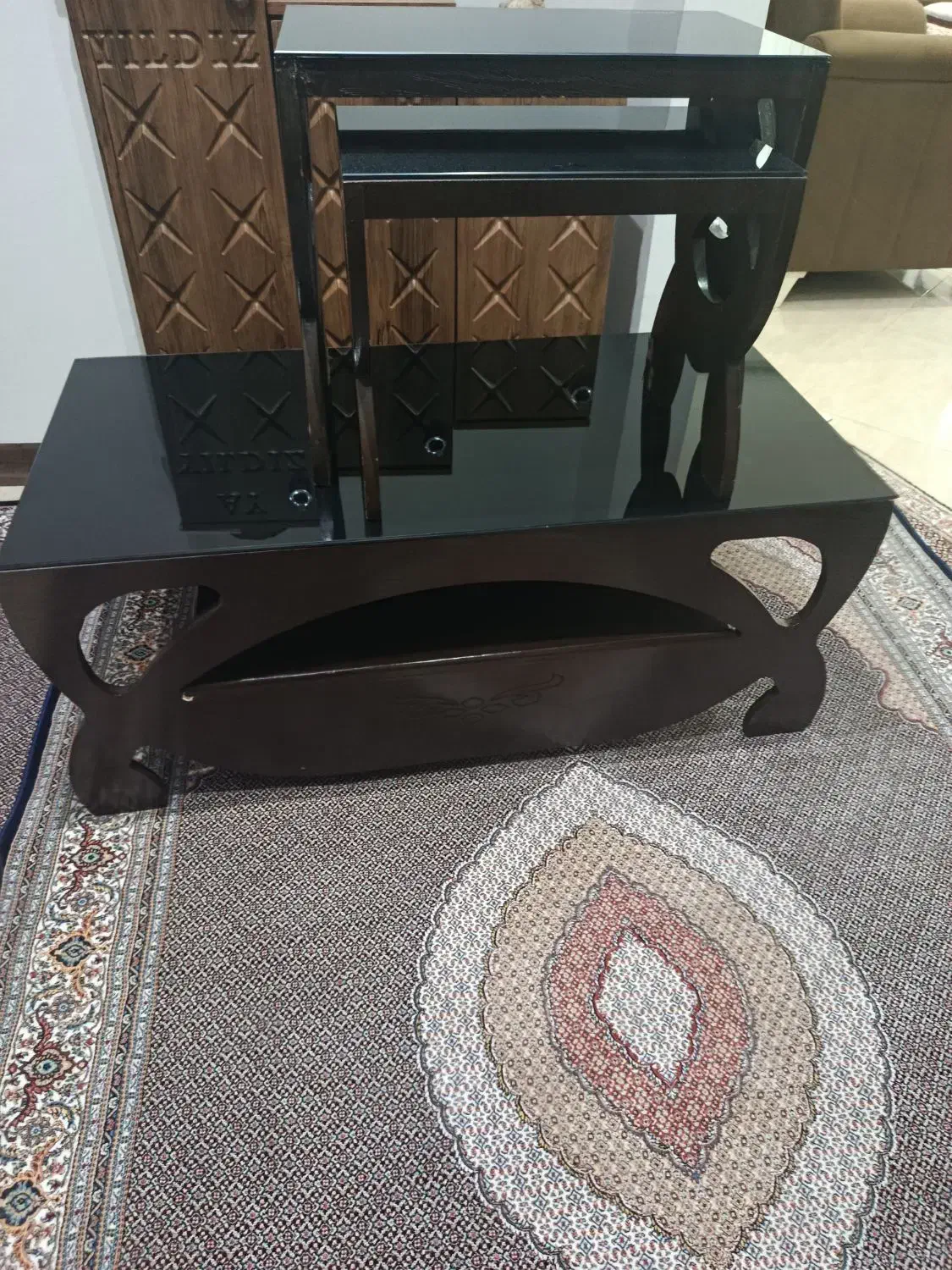 صندلی میز جلو مبلی میز تلوزیون|مبلمان خانگی و میز عسلی|کیش, |دیوار