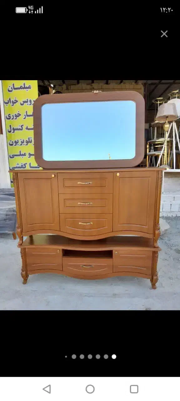 کنسول آینه گل|بوفه، ویترین، کنسول|خرم‌آباد, |دیوار