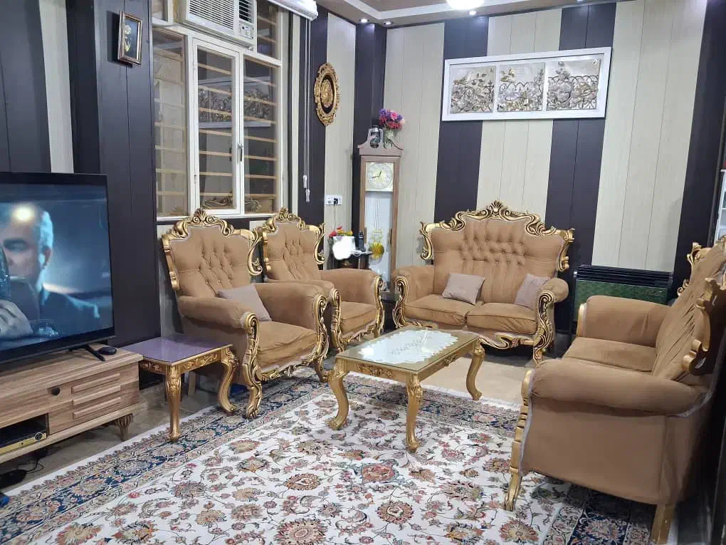 .مبل سلطنتی ۷ نفره..مبل ال ۶ نفره نو|مبلمان خانگی و میز عسلی|ایذه, |دیوار