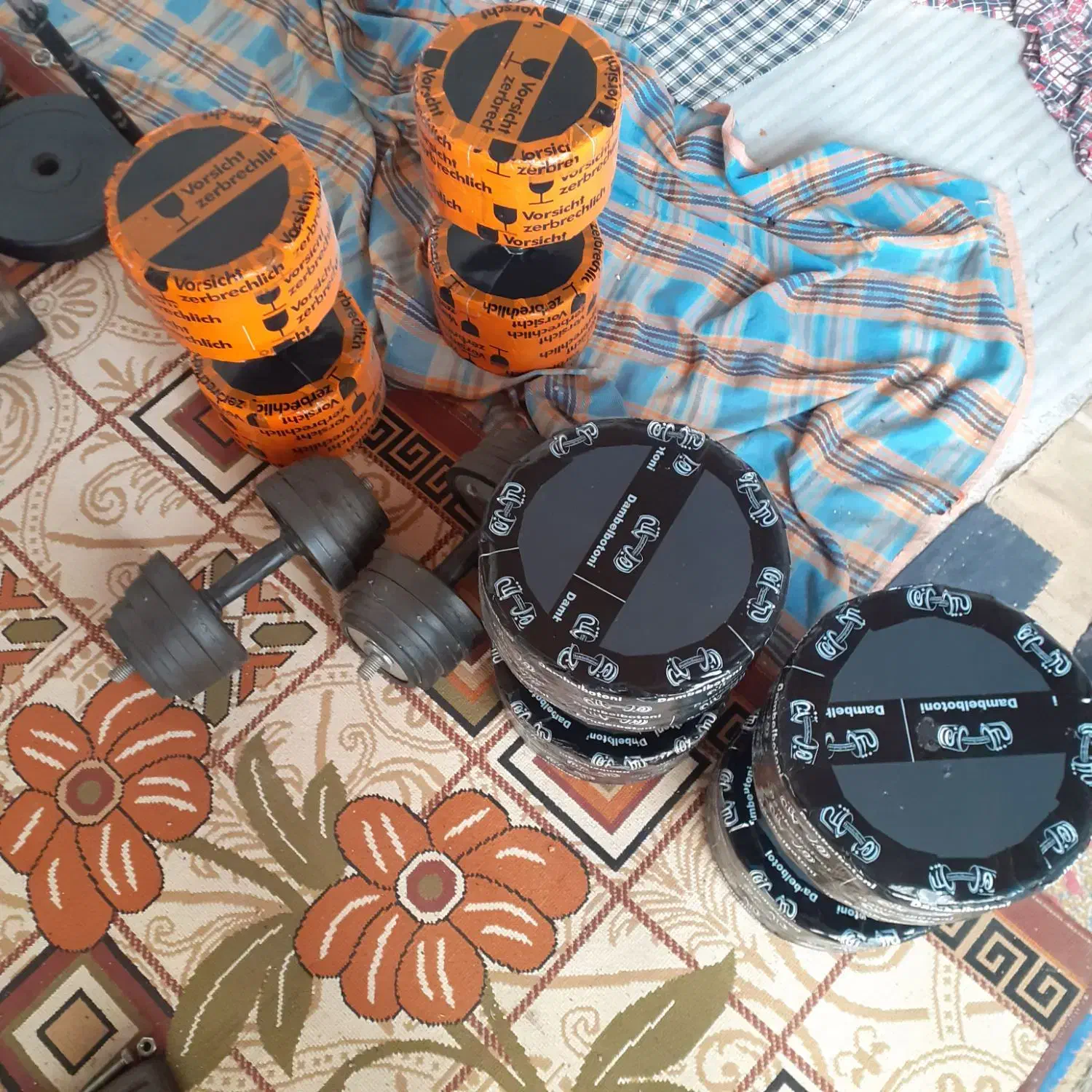 تجهیزات کامل بدنسازی خانگی ۴۲ کاره|تجهیزات ورزشی|مرند, |دیوار