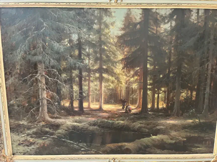 تابلو رنگ روغن قدیمی|تابلو، نقاشی، عکس|تهران, زعفرانیه|دیوار