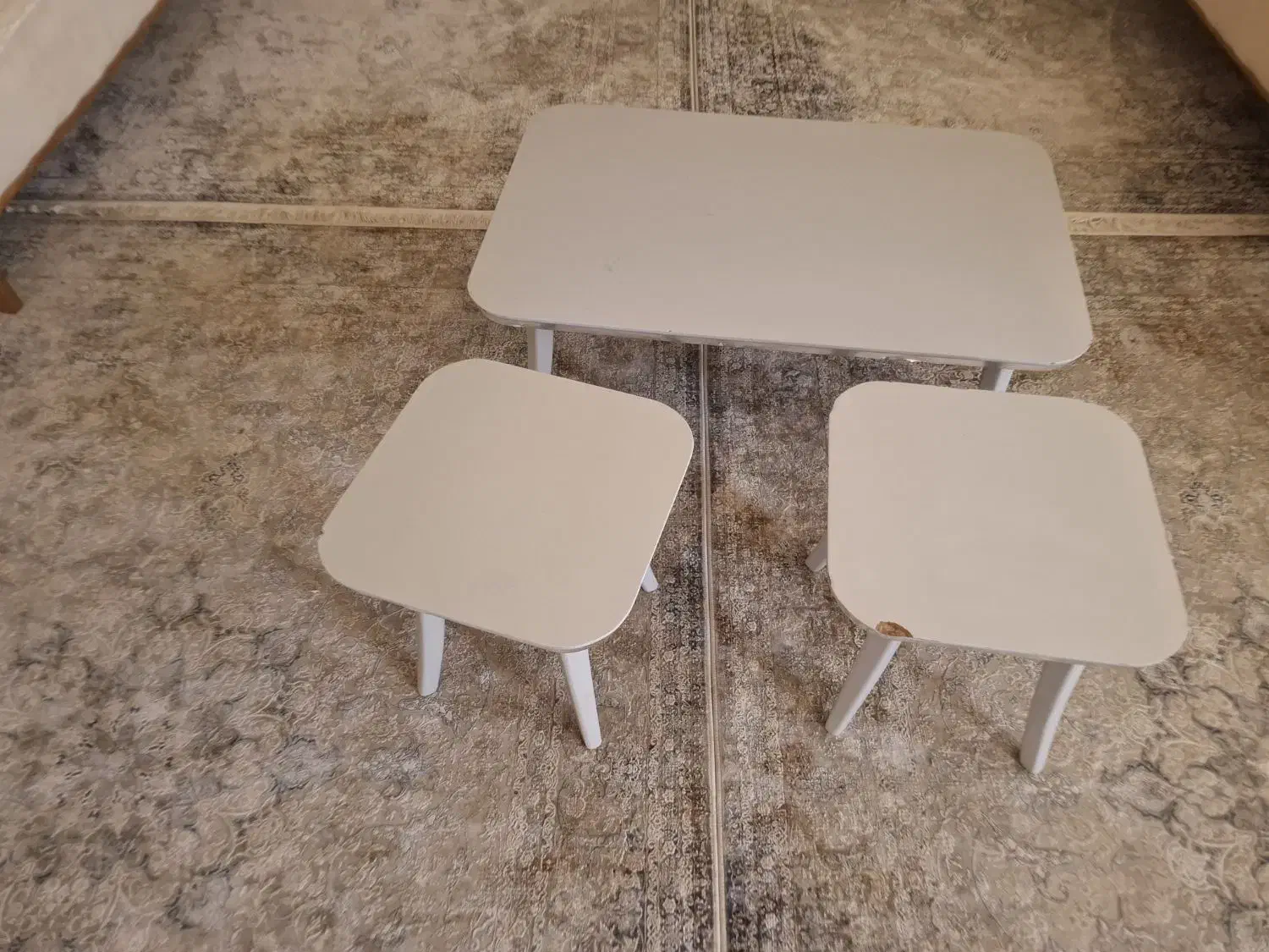 جلو مبلی با دو تا عسلی|مبلمان خانگی و میز عسلی|مریوان, |دیوار