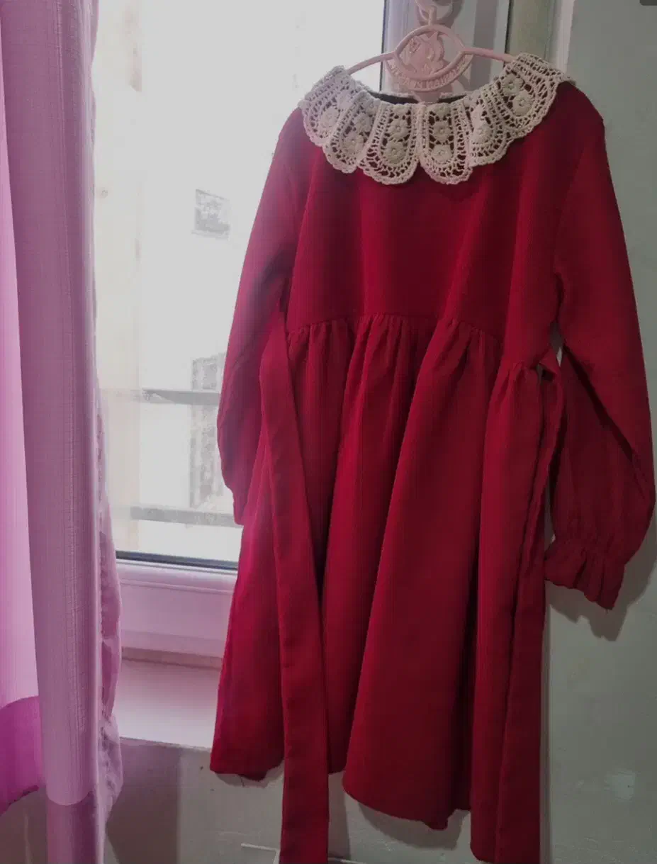 پیراهن کبریتی یلدایی ۴۰۰|کفش و لباس بچه|ری, دیلمان|دیوار