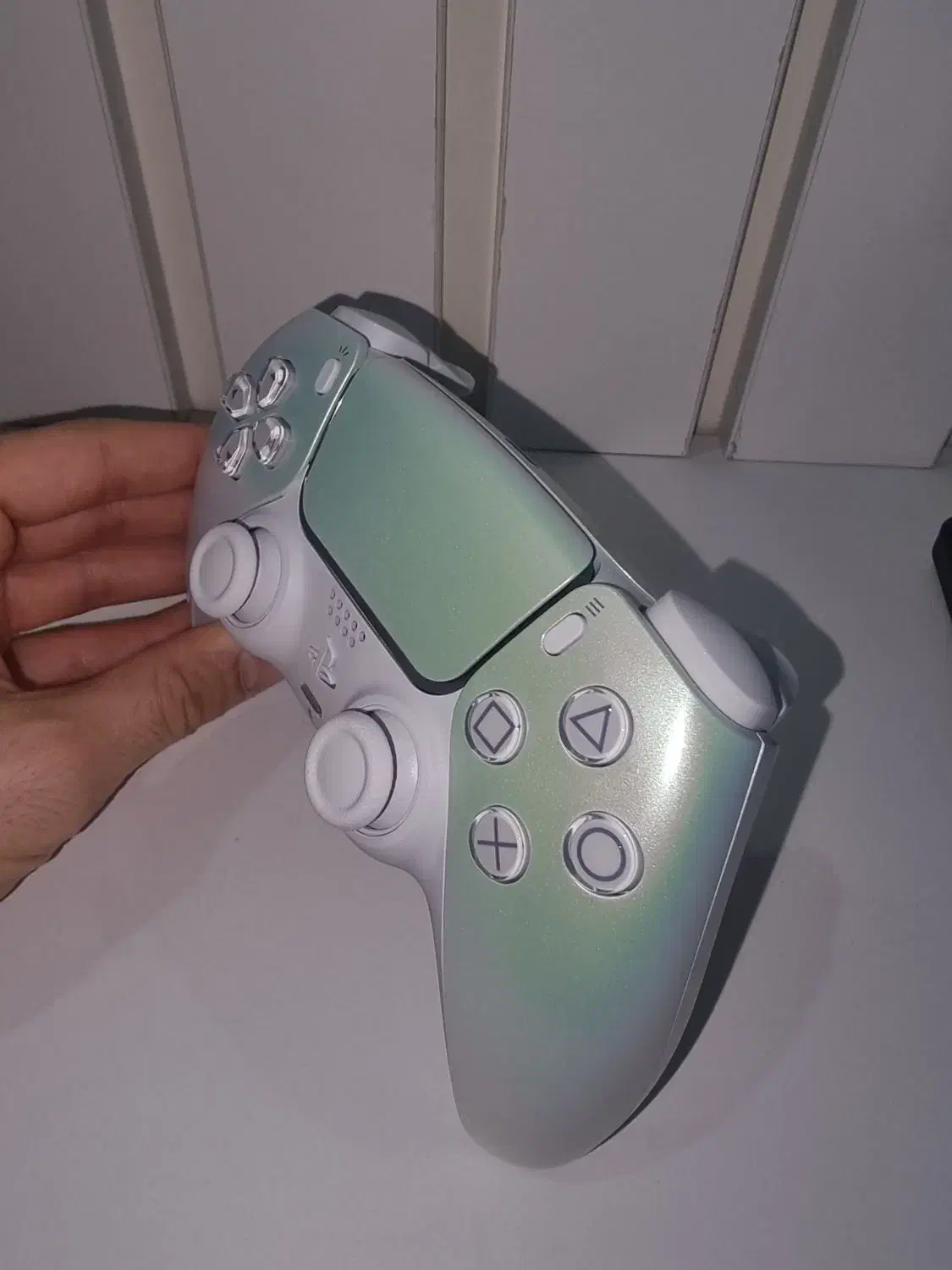 دسته بازی ps5 سفید Dual Sense Chroma Pearl|کنسول، بازی ویدئویی و آنلاین|محمدشهر, همایون ویلا|دیوار