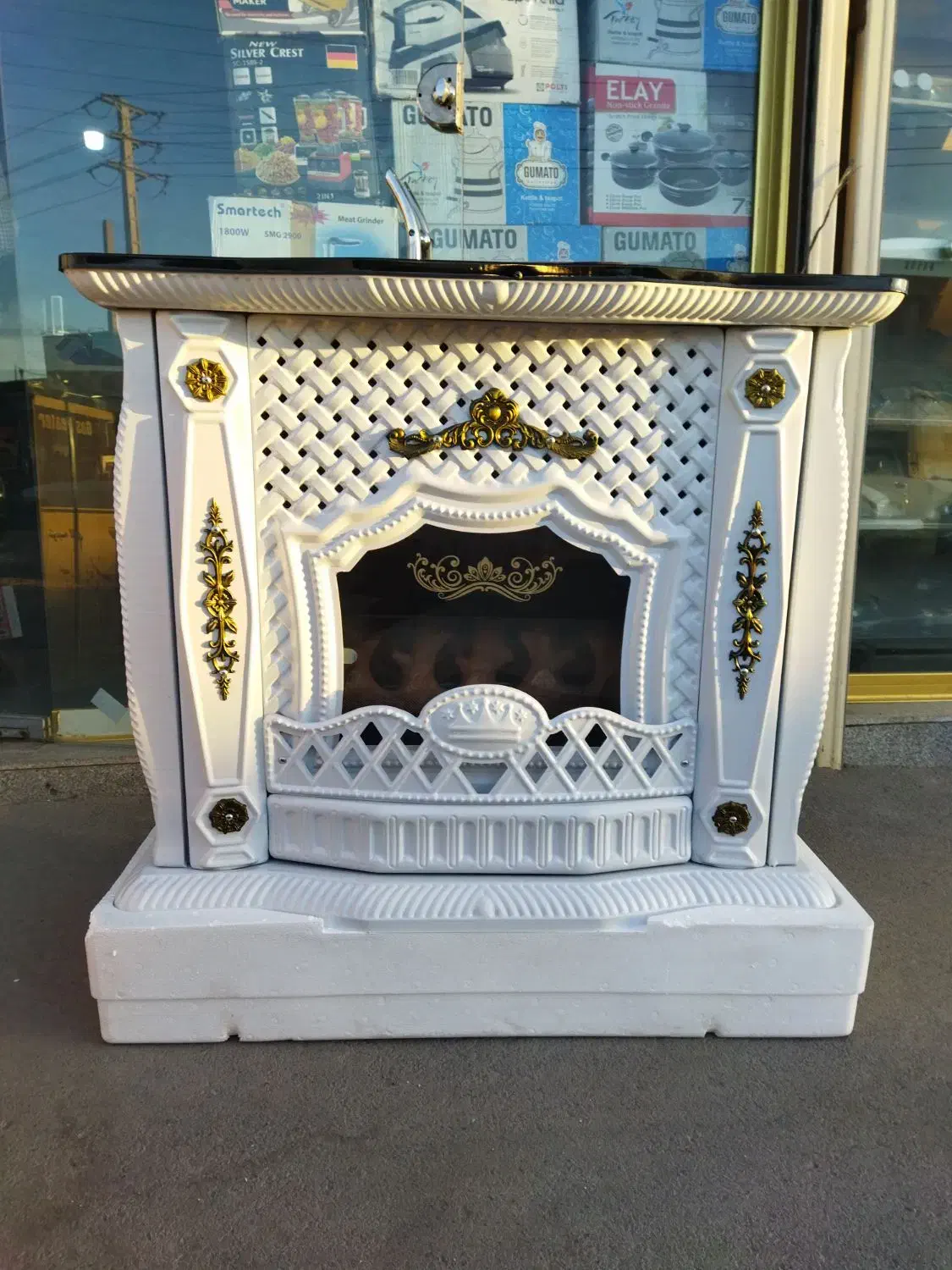 بخاری شومینه ۳۶ هزار حصیری الماس گاز کیفیت صادراتی|بخاری، هیتر، شومینه|تبریز, |دیوار