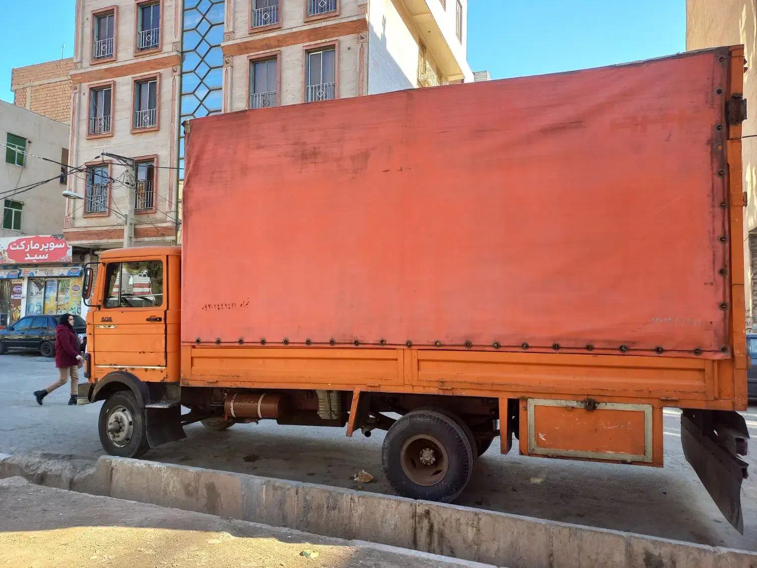 خاور ۶۰۰ مدل ۸۰ مسقف|خودرو سنگین|پاکدشت, پاکدشت (مامازند)|دیوار