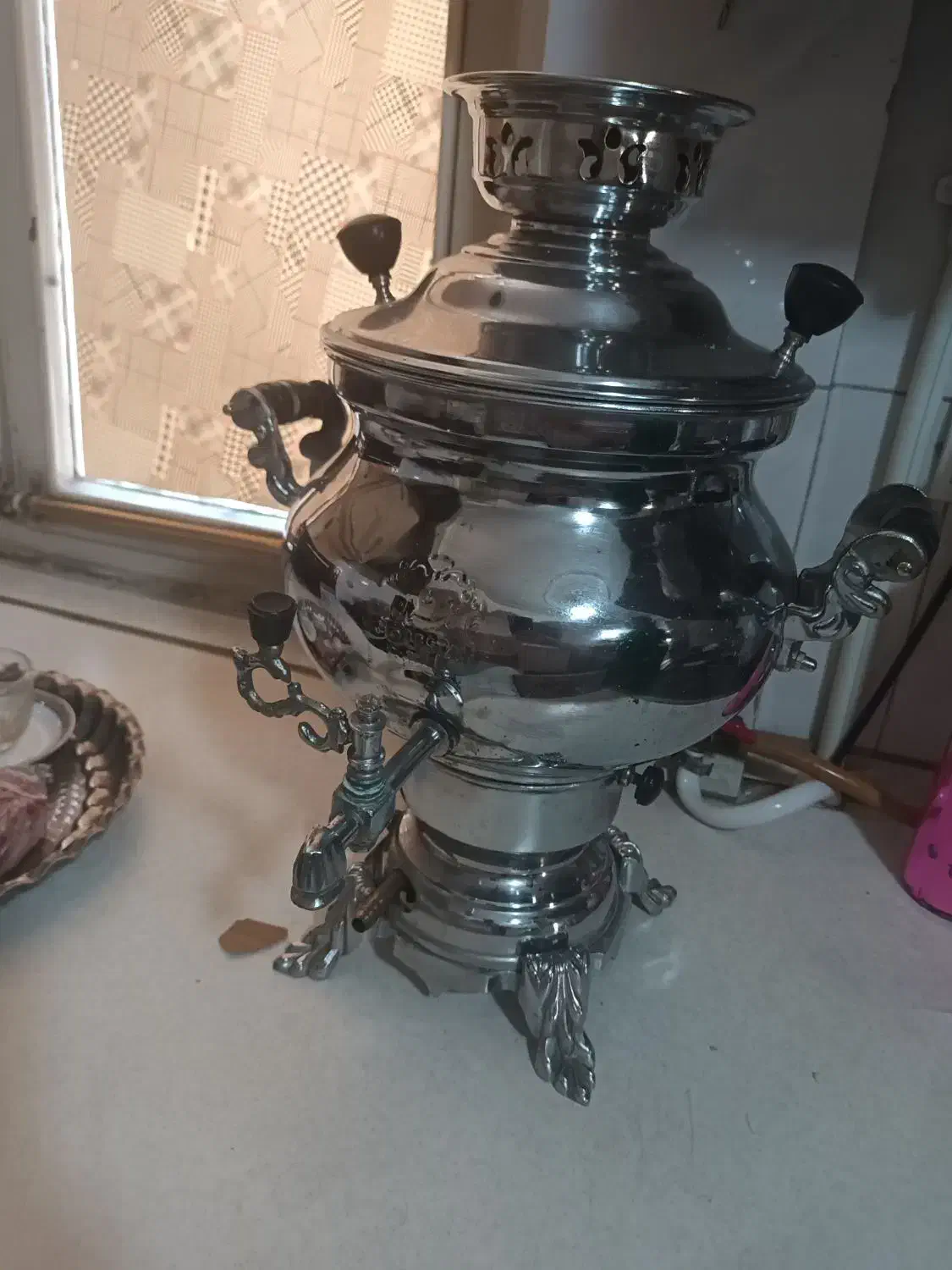 سماور ۶ لیتری سالم|سماور، چایساز، قهوهساز|تهران, یافت آباد جنوبی|دیوار