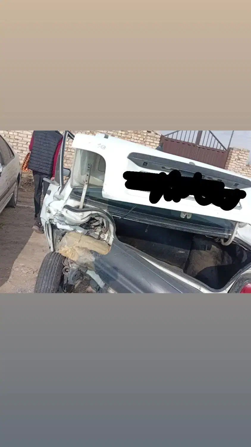 ماشین پراید صبا تصادفی|خودرو سواری و وانت|اراک, |دیوار