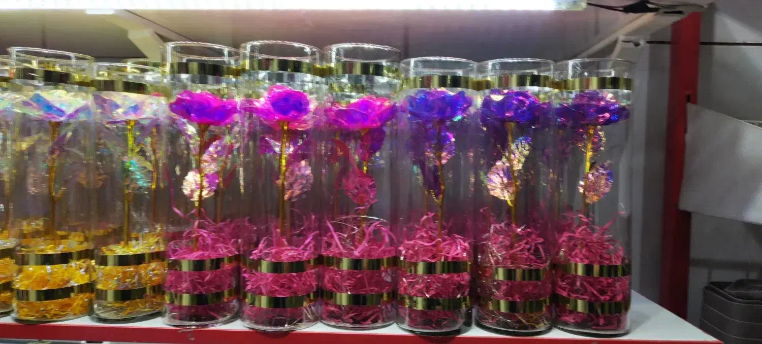 گل رز هفت رنگ مصنوعی|گل مصنوعی|نجفآباد, امیرآباد|دیوار