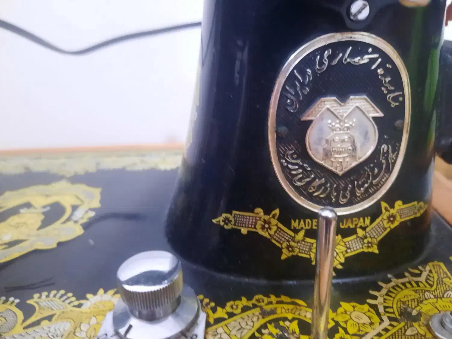 چرخ خیاطی مارشال ژاپنی قدیمی شیر نشان تمیز و سالم|چرخ خیاطی و ریسندگی|لار, |دیوار