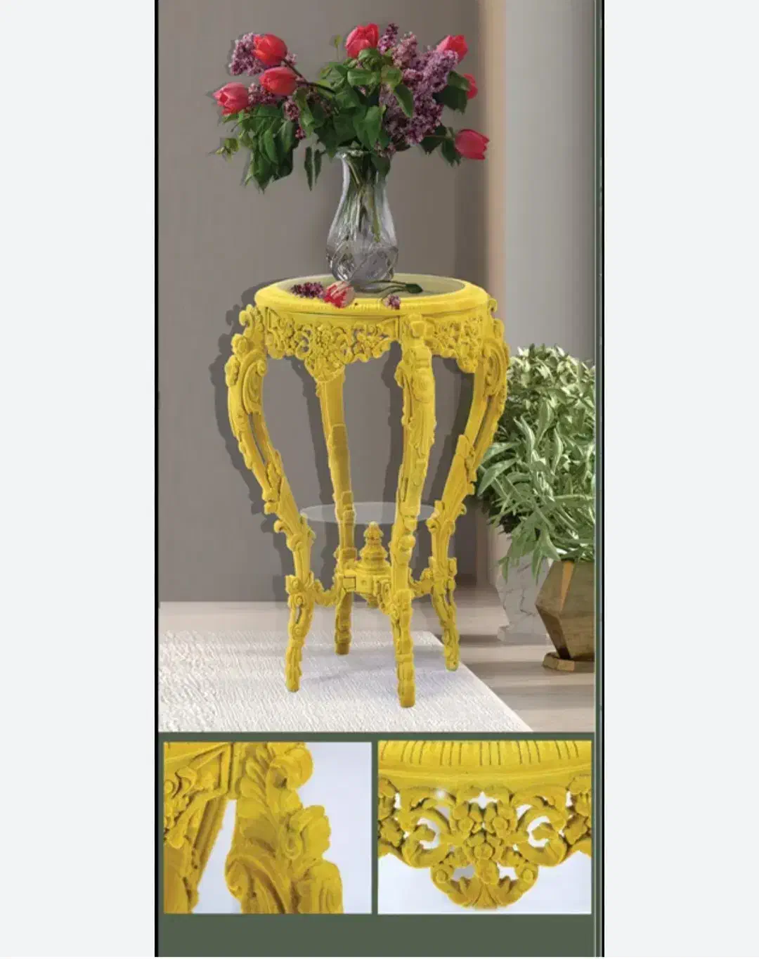 کنارسالنی وجلومبلی گرد|مبلمان خانگی و میز عسلی|تهران, شهید رجایی|دیوار