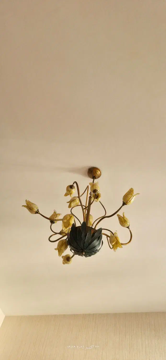 ست لوستر و آباژور وارداتی کریستال(طرحLA1022)فوری|لوستر و چراغ آویز|تهران, لویزان|دیوار