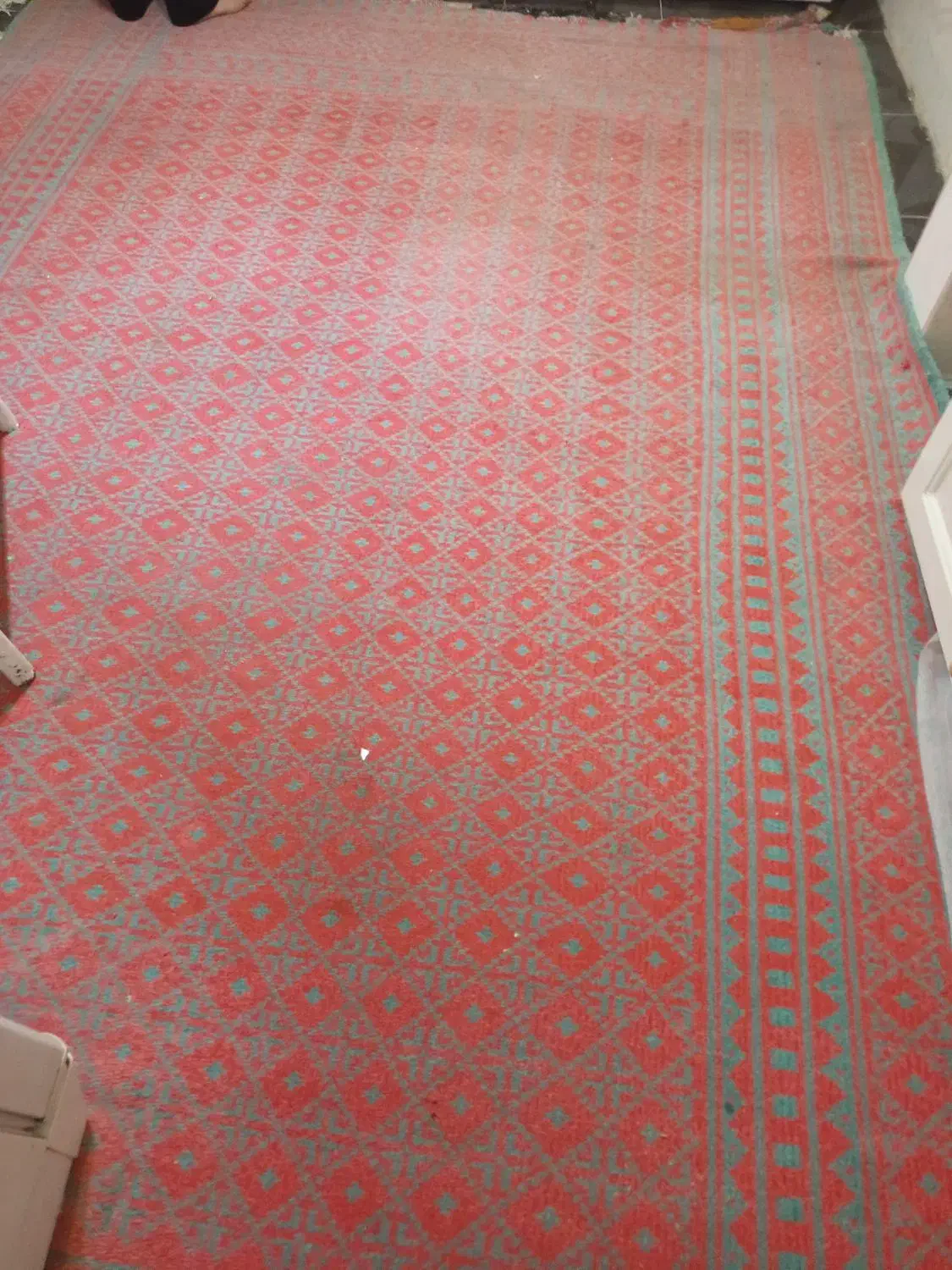 گلیم قدیمی دست بافت|گلیم، جاجیم، گبه|دورود, |دیوار