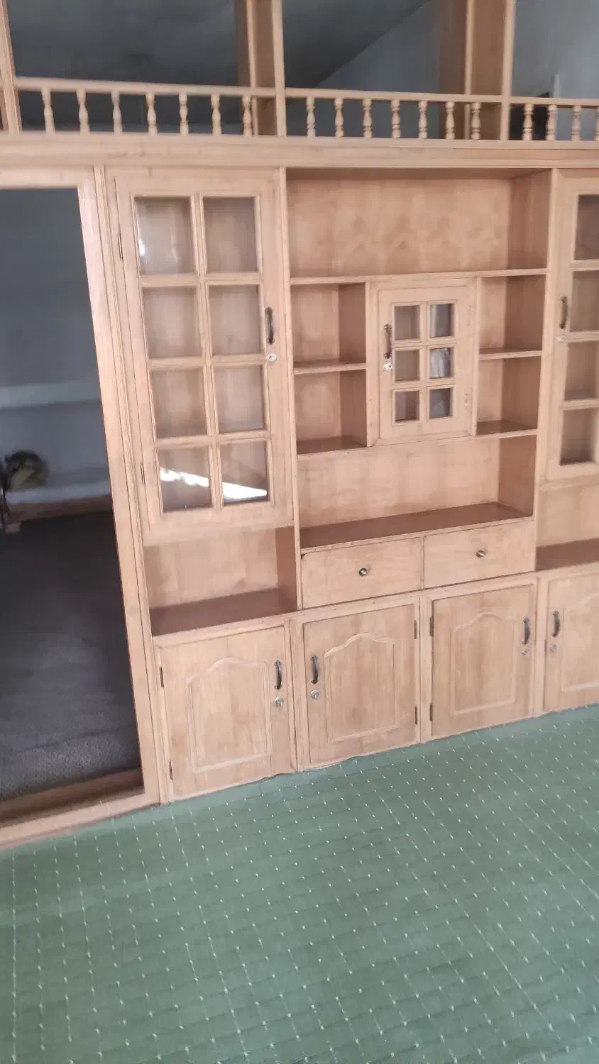 دکور دورو باچوب گردو بدون خش|بوفه، ویترین، کنسول|شهرکرد, |دیوار