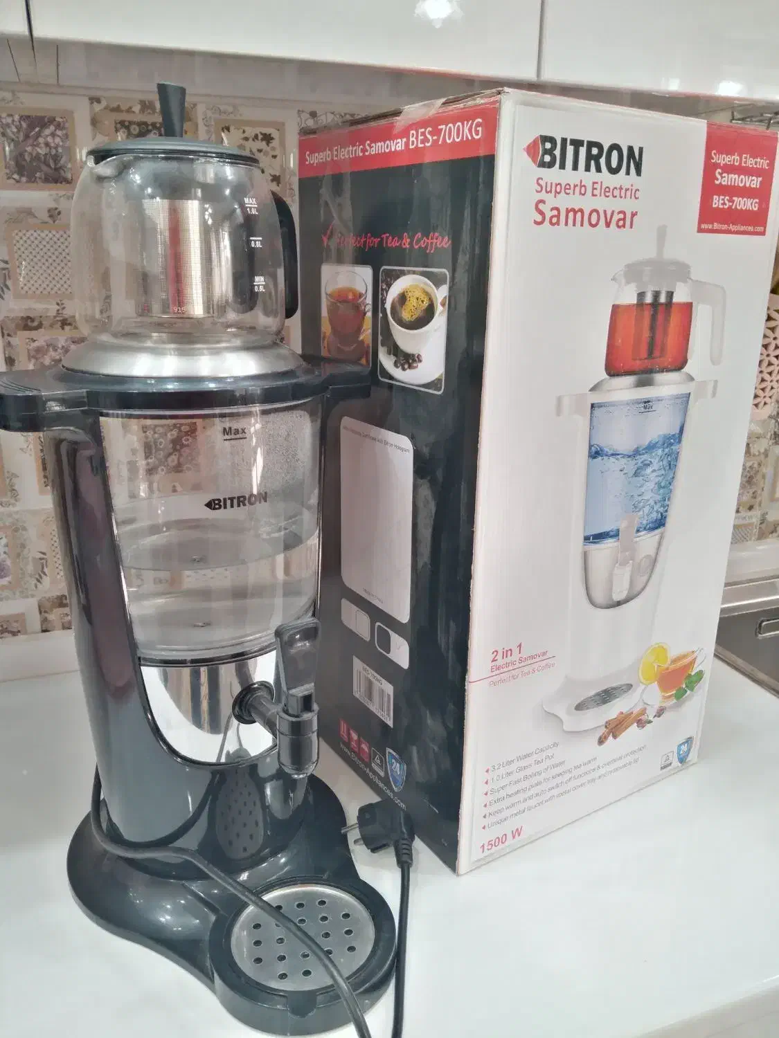 سماور برقی بایترون|سماور، چایساز، قهوهساز|فرخشهر, |دیوار