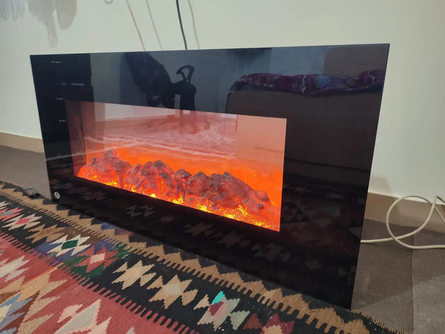 شومینه برقی و کنترل دار|بخاری، هیتر، شومینه|زنجان, |دیوار