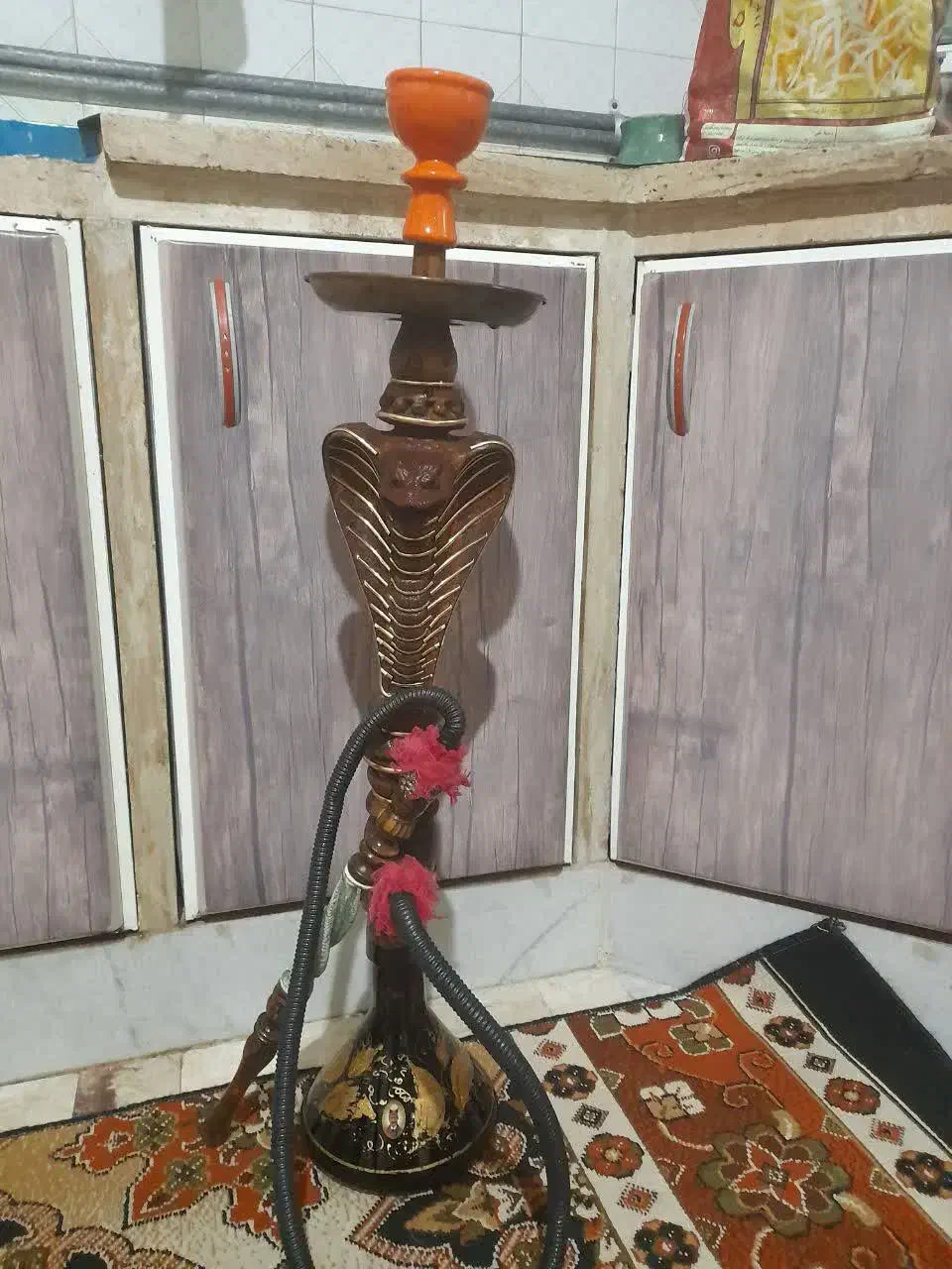 قلیان ۲عدد برنجی و چوبی|کوهنوردی و کمپینگ|یزد, |دیوار