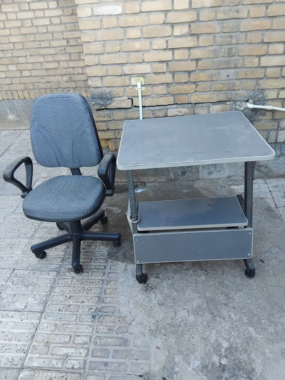 صندلی چرخدار با میز|مبلمان اداری|الشتر, |دیوار