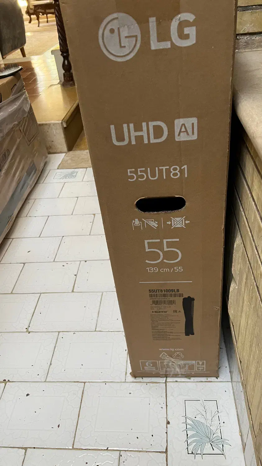 تلویزیون ال جی مدل جدید ۵۵اینچ|تلویزیون و پروژکتور|شیراز, شهرک گلستان|دیوار
